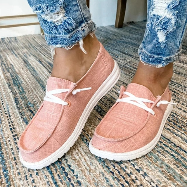 Damen-Schnürschuhe in Grau