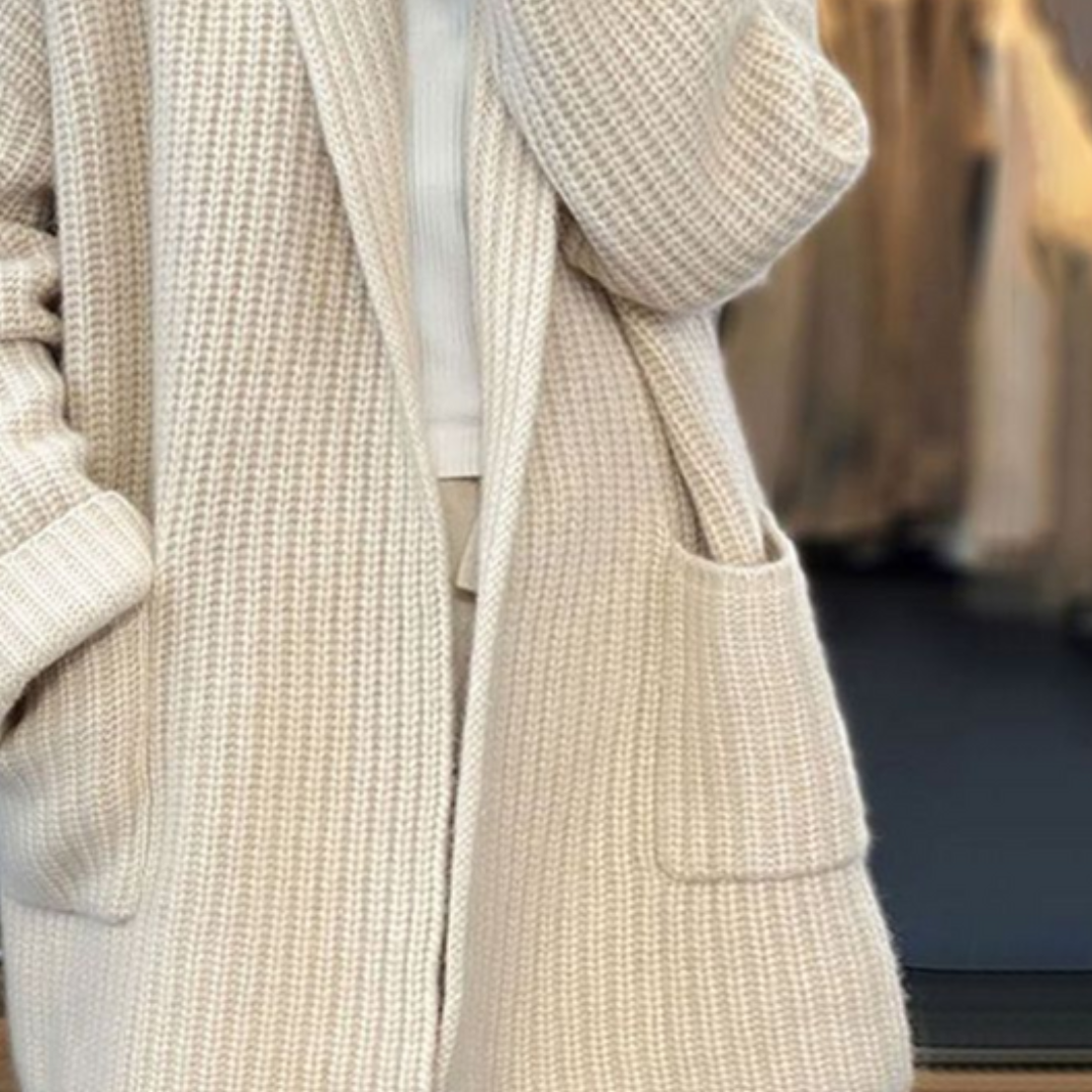 Damen Strickjacke in Beige