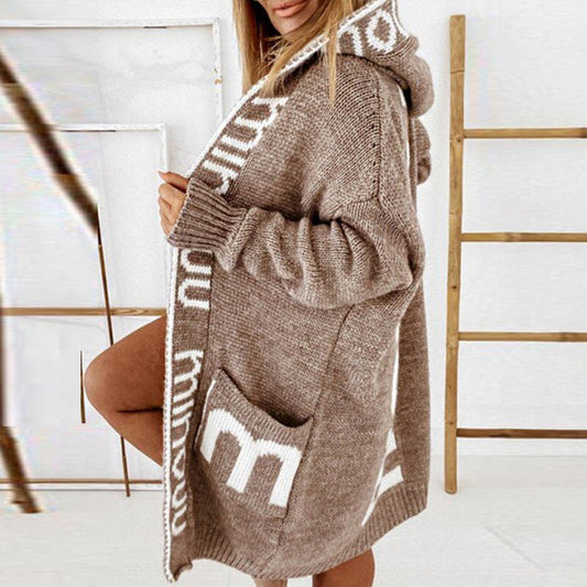 Strickjacke für Frauen in Braun