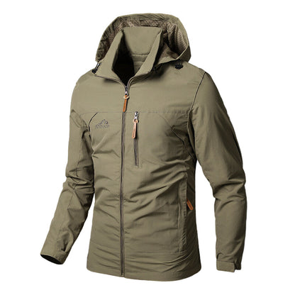 Sportjacke in Olivgrün
