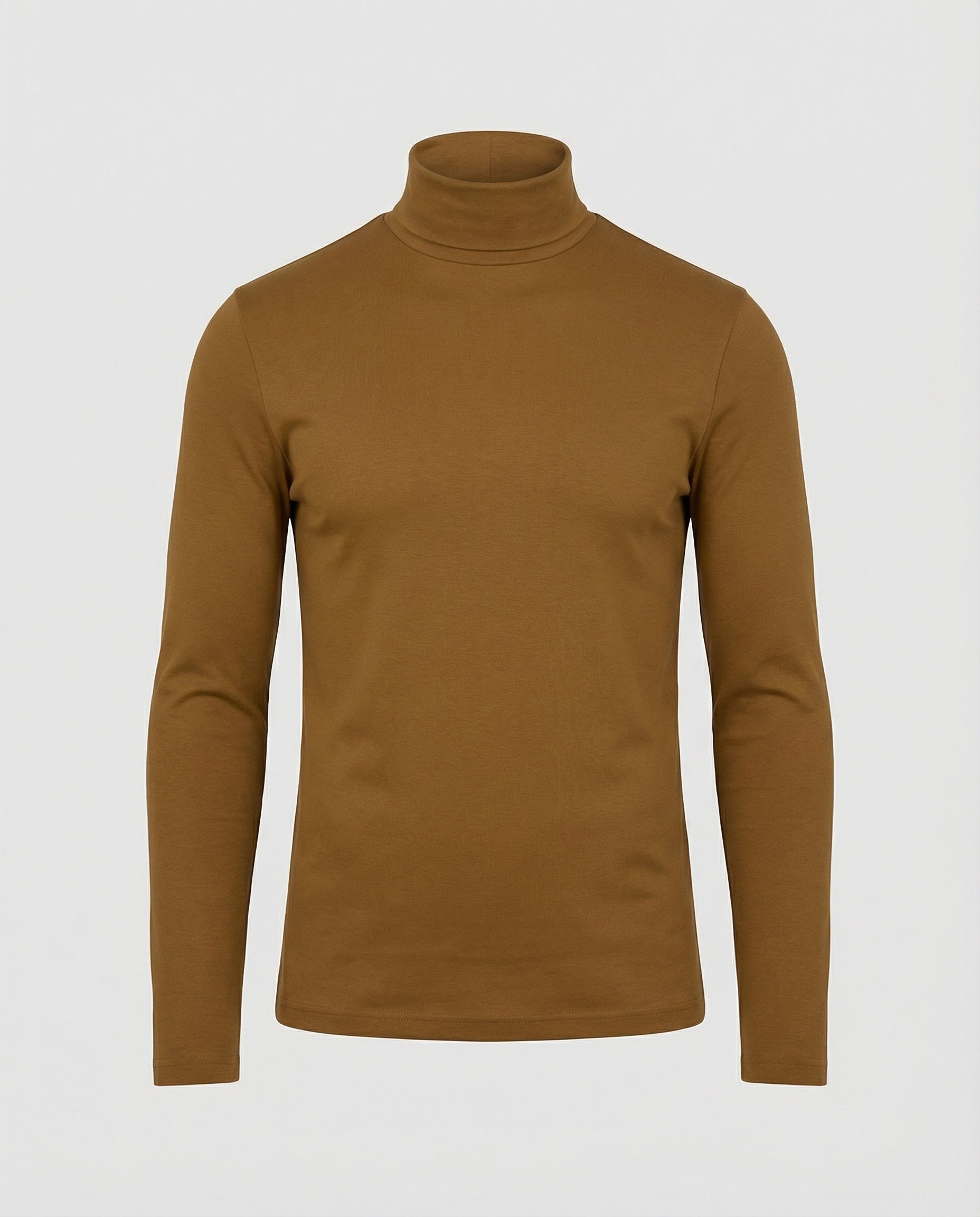 Rollkragenpullover Herren in Hellbeige