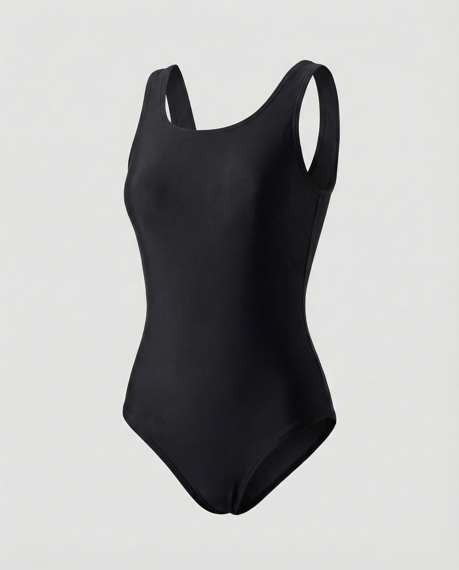 Damen einteiliger Sport-Badeanzug mit Ombre-Design in Rot