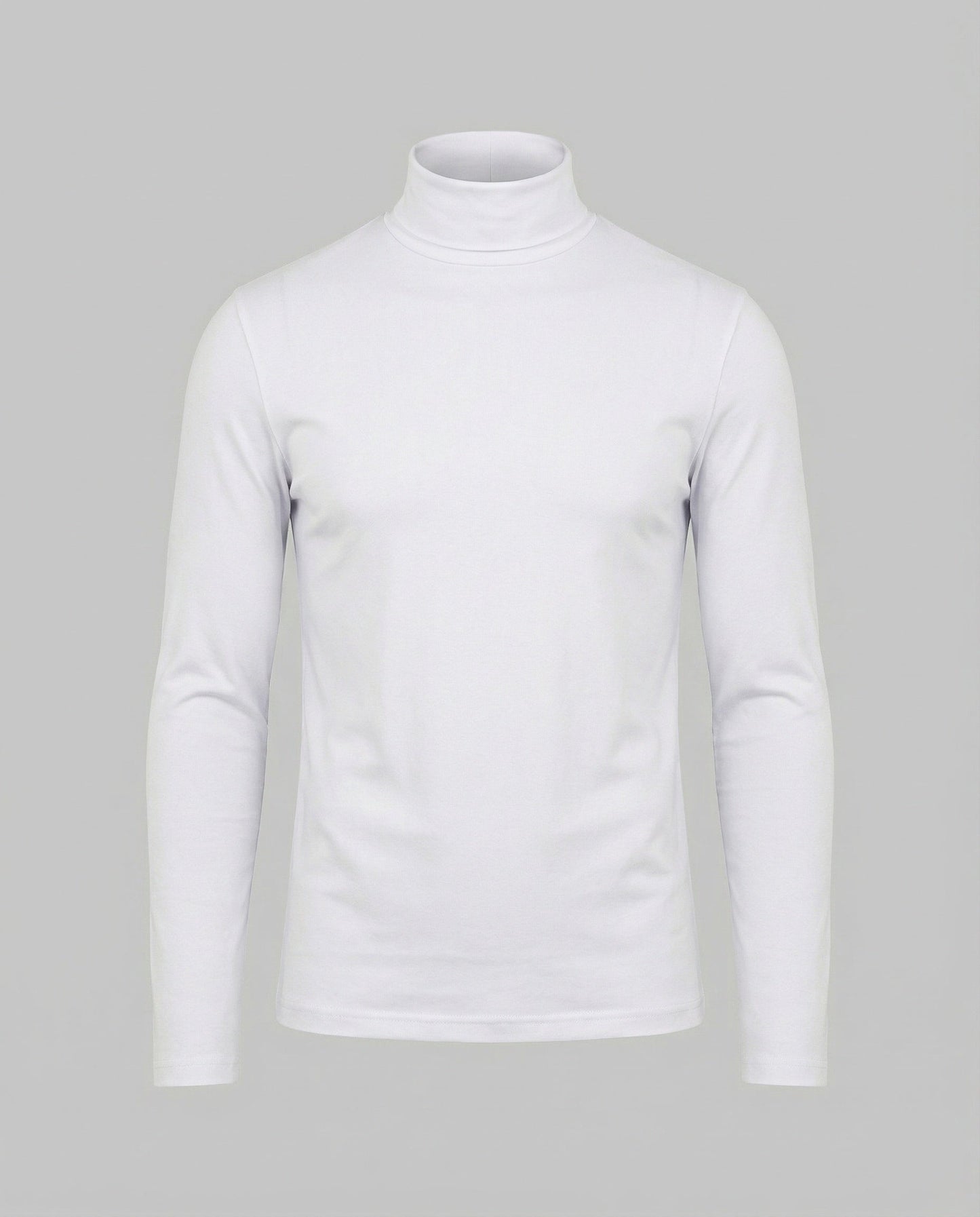 Rollkragenpullover Herren in Aprikose