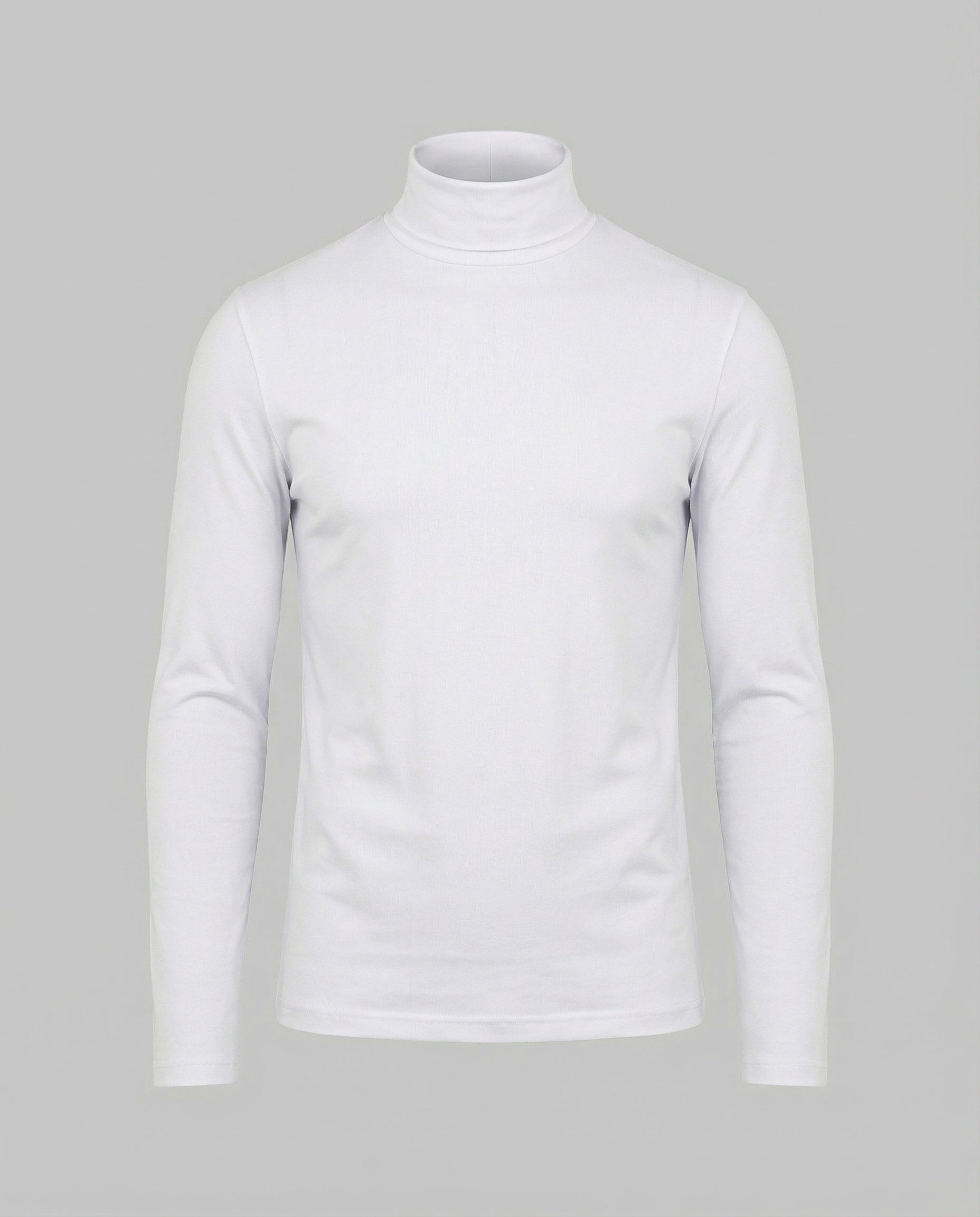 Rollkragenpullover Herren in Aprikose