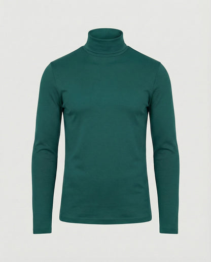 Rollkragenpullover Herren in Jeansblau