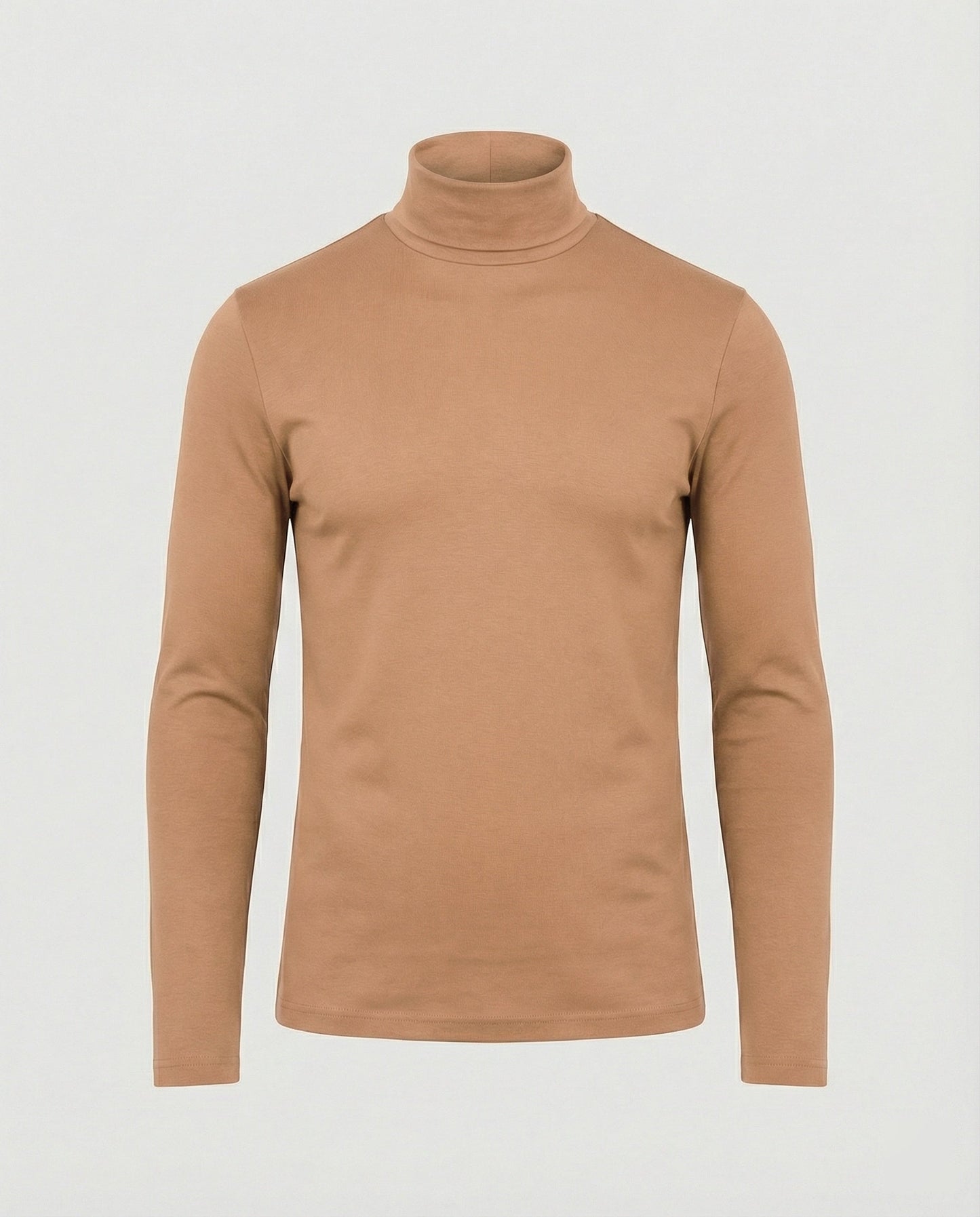 Rollkragenpullover Herren in Dunkelbraun