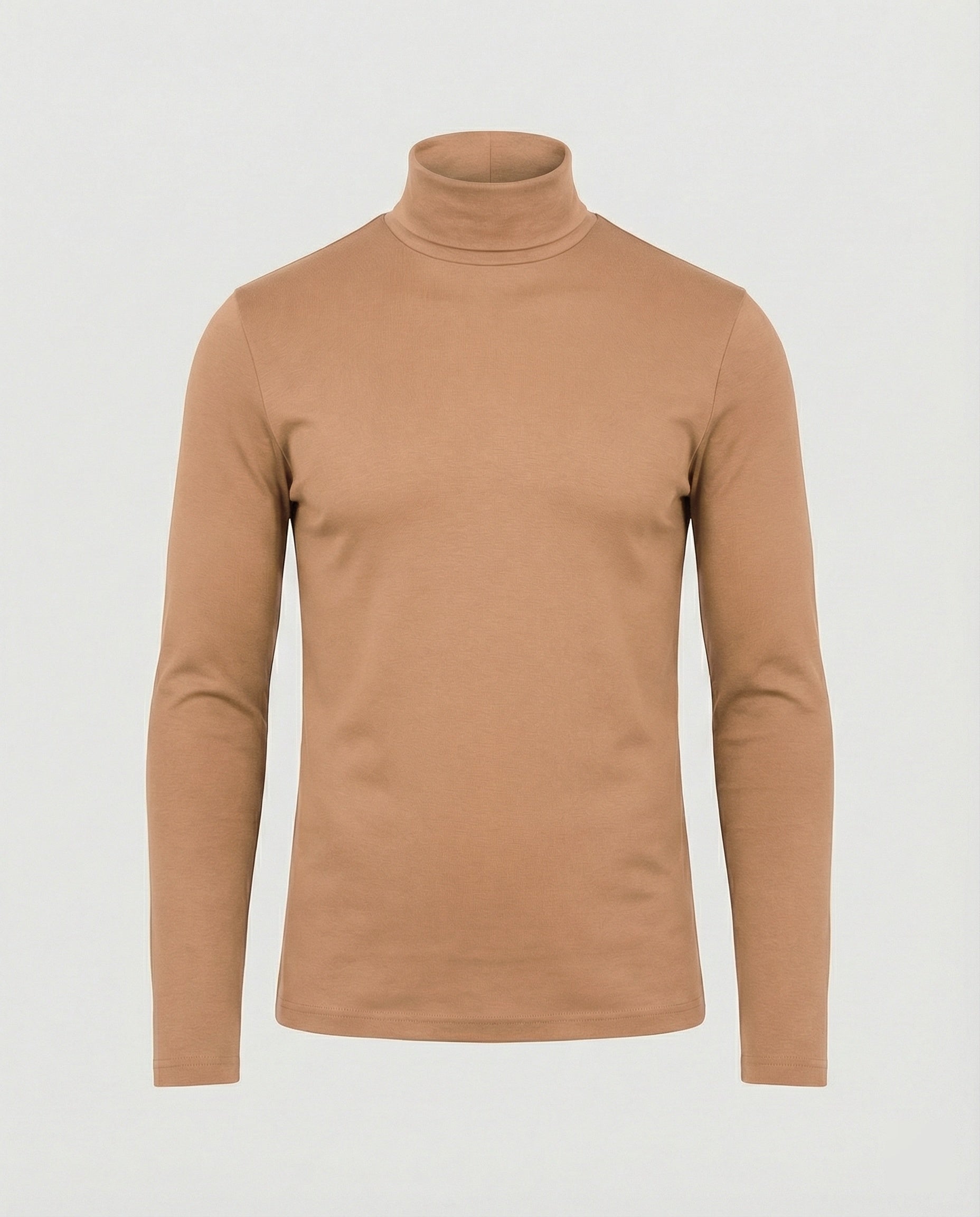 Rollkragenpullover Herren in Dunkelbraun