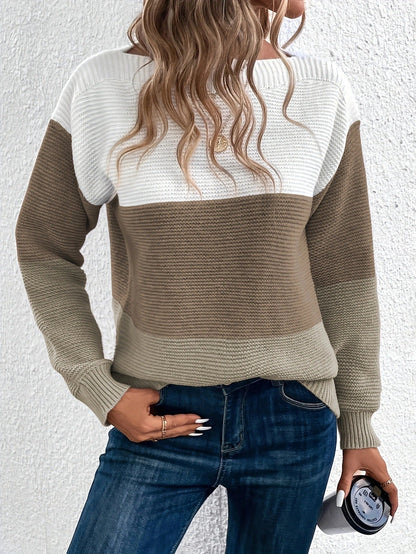 Strickpullover in Grün