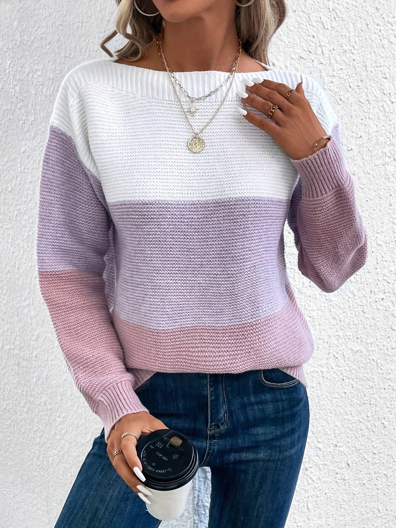 Strickpullover in Grün
