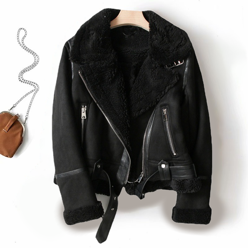 Lolas-Mode | Sherpa-Fleece-Bomberjacke